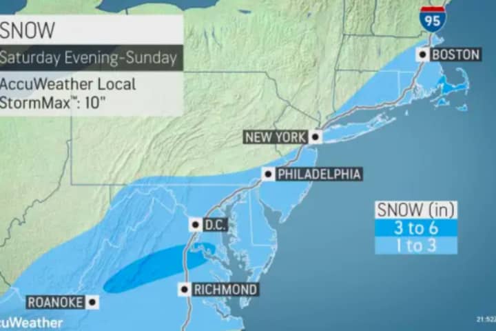 Snow Projections Released For End Of Weekend Storm In NJ