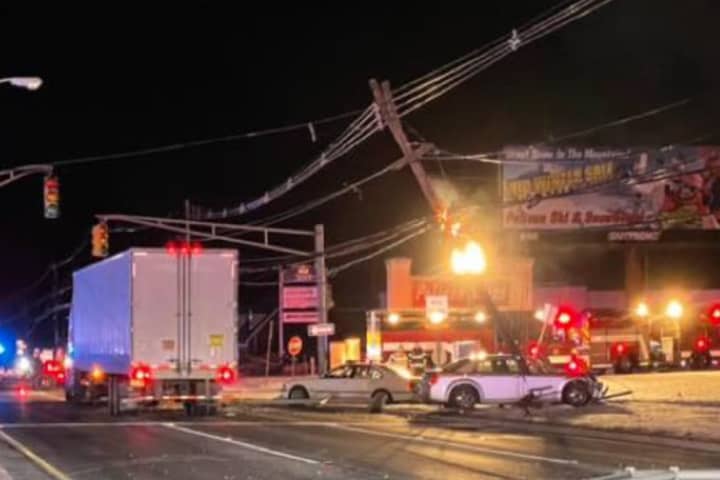 Morris County Crash Damages 8 Telephone Poles, Causes Widespread Power Outage (PHOTOS)