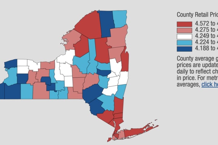 Here's Breakdown By County On How Much Gas Prices Have Increased In NY Since Last Week