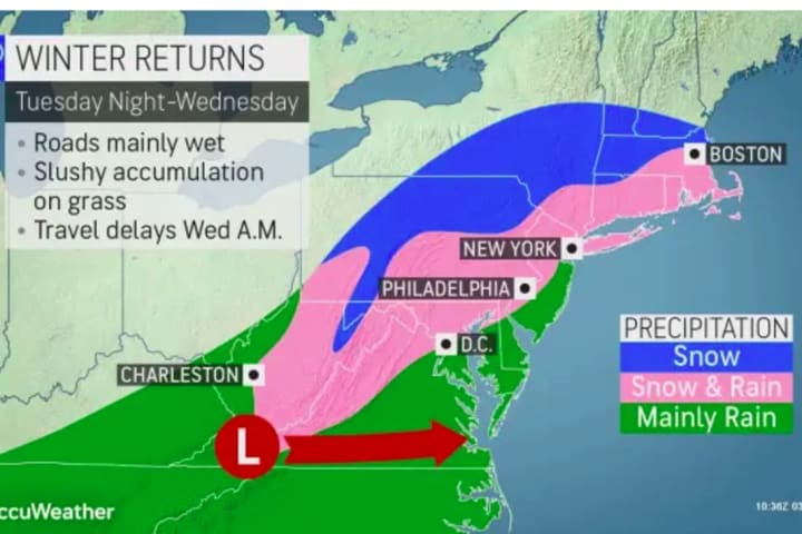 Snow Joke! New Round Of Wintry Weather Headed To Region; Here's How Much Accumulation To Expect