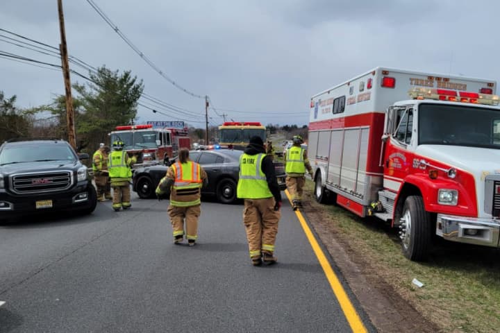 Trapped Victim Extricated Following Head-On Hunterdon County Crash