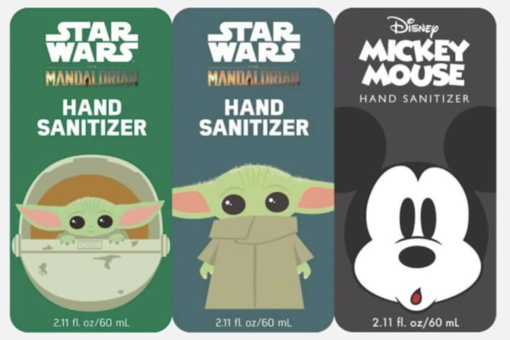 Disney-Branded Hand Sanitizers Recalled Due To Cancer-Causing Carcinogens