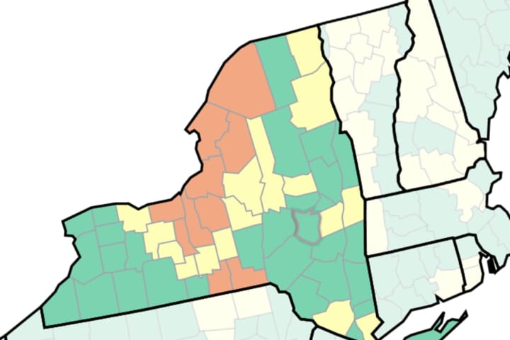 COVID-19: These NY Counties At Medium, High Risk Of Spreading Virus, CDC Says