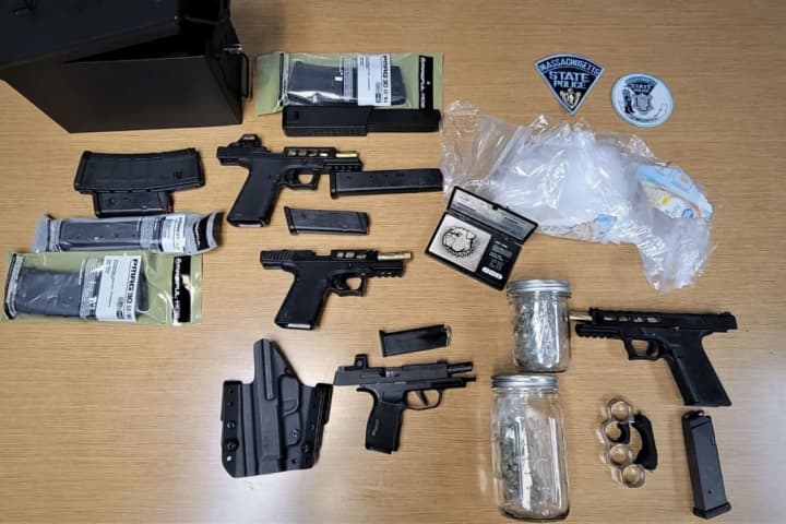 Duo Nabbed With Ghost Guns During Stop At Massachusetts Intersection