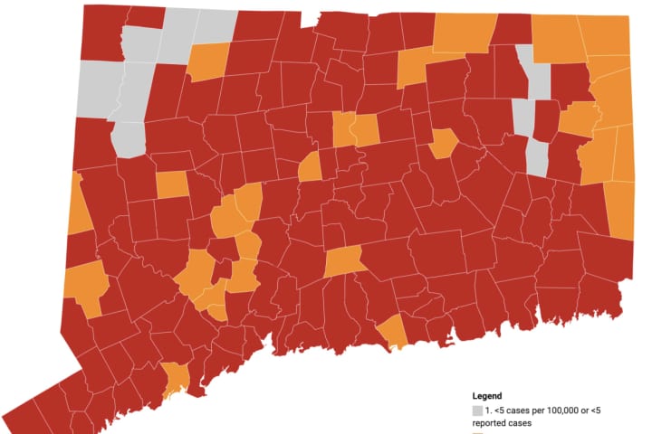 COVID-19: Positive Infection Rate In CT Tops 10 Percent; Latest Breakdown Of Cases By County