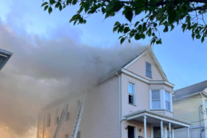 Three-Alarm Fire Tears Through Elizabeth Home