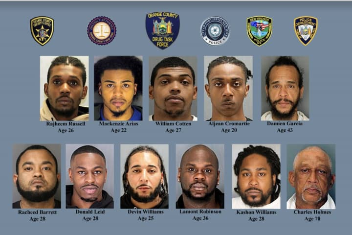 11 Charged After Multi-Department Orange County Drug Sweep