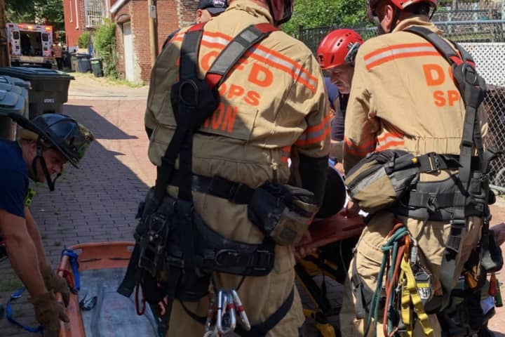 Worker Seriously Injured In 3-Story Fall During DC Home Renovation (PHOTOS)