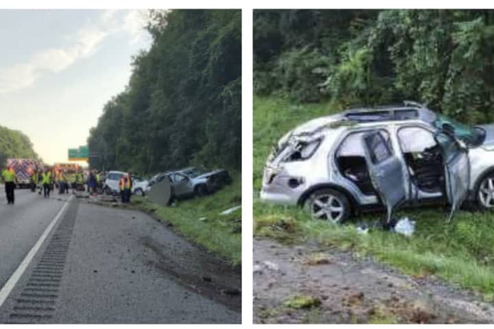 One Airlifted To Area Hospital After Multi-Vehicle Crash On I-95 In Harford County
