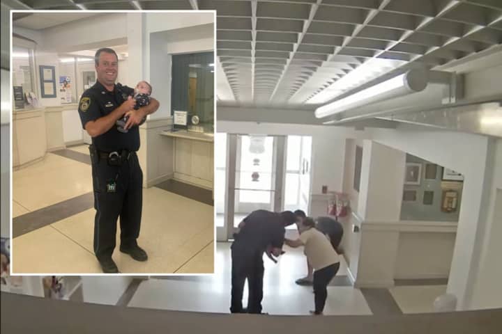 WATCH: Framingham Police Officer Saves Choking Infant's Life
