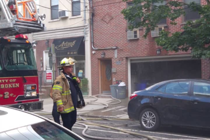 Fire Rips Through Hoboken Building