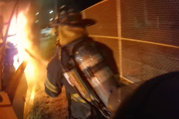 Video Shows Fire Crews Battling Morris County Carnival Ride Blaze