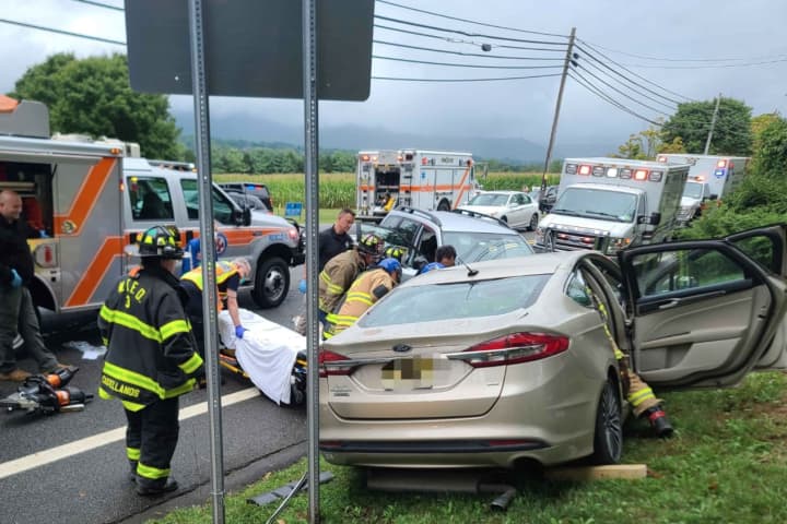 One Extricated, 2 Others Hospitalized In Serious Morris County Crash (PHOTOS)