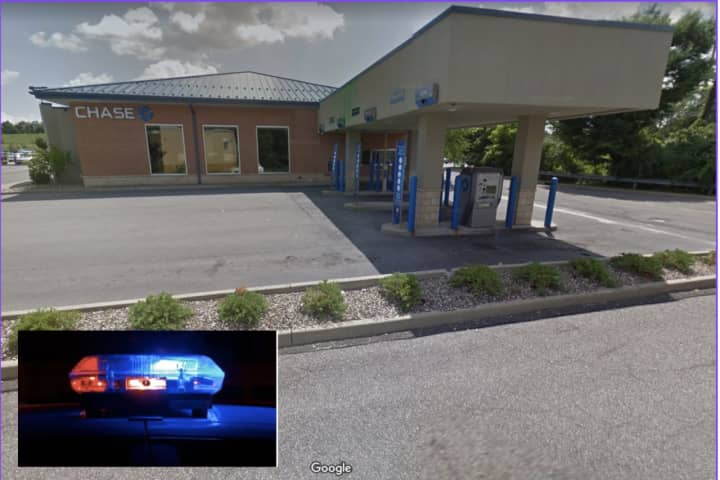Running Truck Found Chained To ATM In Wallkill, Police Say