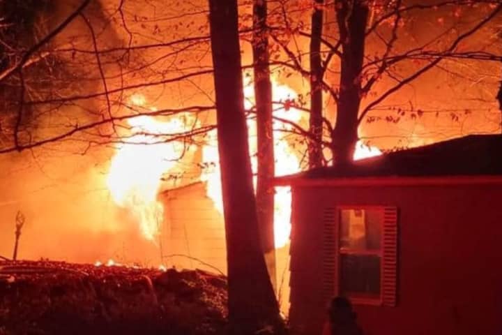 One Flown To Trauma Center As Crews Douse Massive Hunterdon County House Fire (PHOTOS)