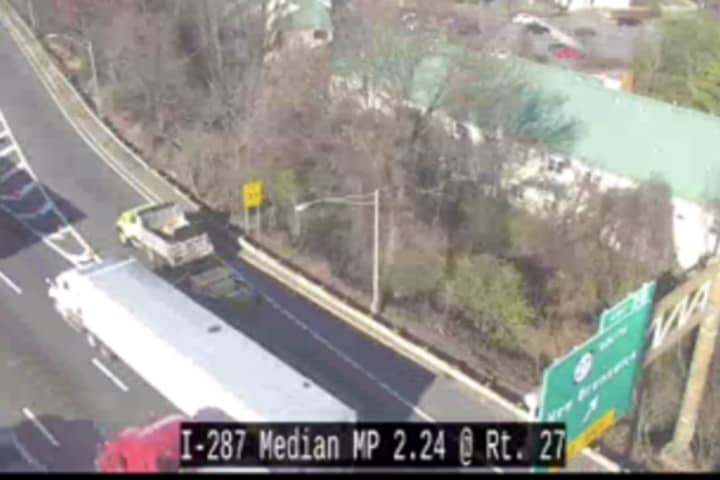 Tractor-Trailer Flips, Blocks Exit On I-287 Central Jersey: NJSP