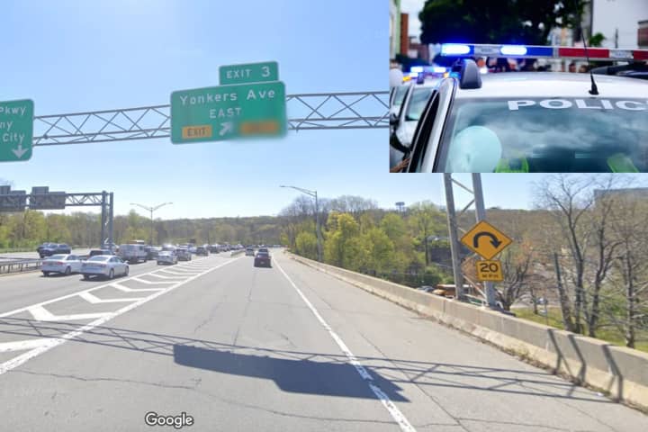 Driver Caught After Flipping Stolen Car On Ramp Of Cross County Parkway In Yonkers: Police