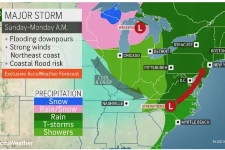 New Stronger System Will Bring Scattered Thunderstorms With Gusty Winds: Here's Timing