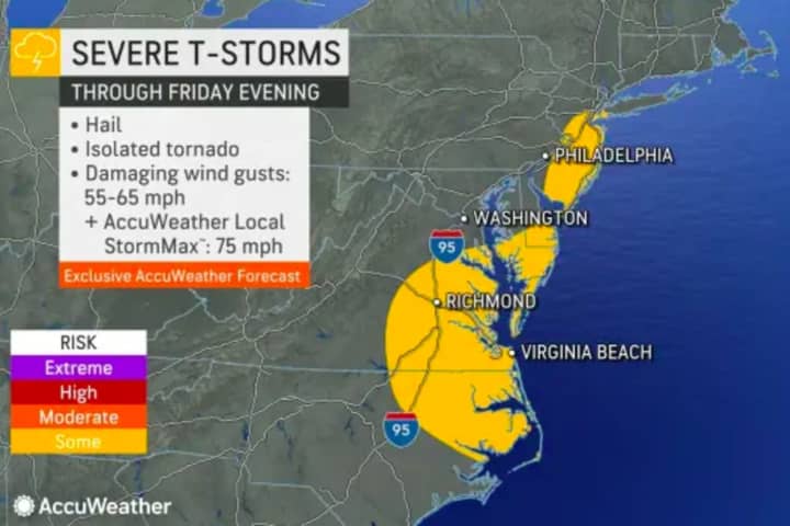 Quarter-Sized Hail, Gusty Winds Expected In Thunderstorms Across DC Metro Area: NWS