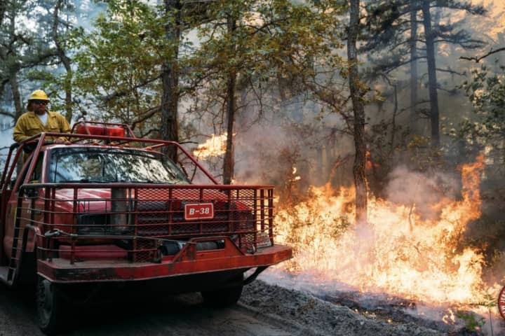 Wildfire Consumes 1,500 Acres In Wharton State Forest