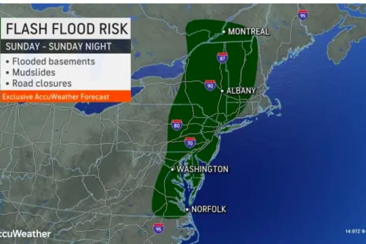 Potential Rainfall Rates Of 1 To 2 Inches Per Hour Could Result In Flash Flooding, Hochul Warns