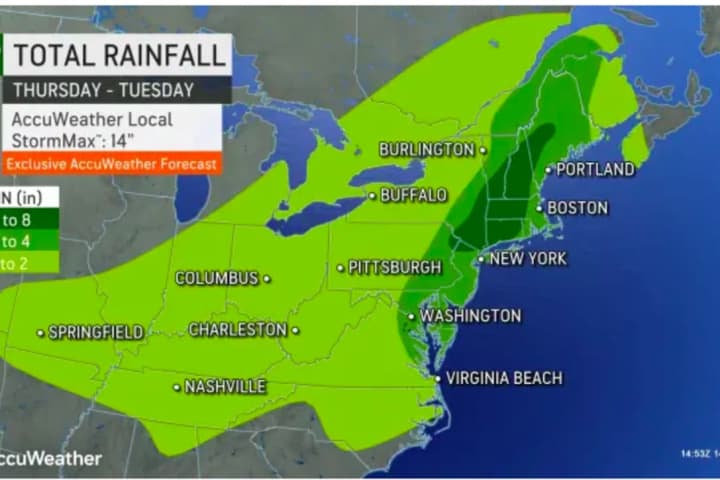 Flood Threat: Here Are Rainfall Projections For Storm System With Drenching Downpours