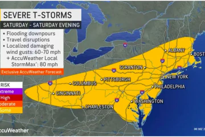Here's Timing For Thunderstorms With Damaging Wind Gusts, Possible Isolated Tornadoes