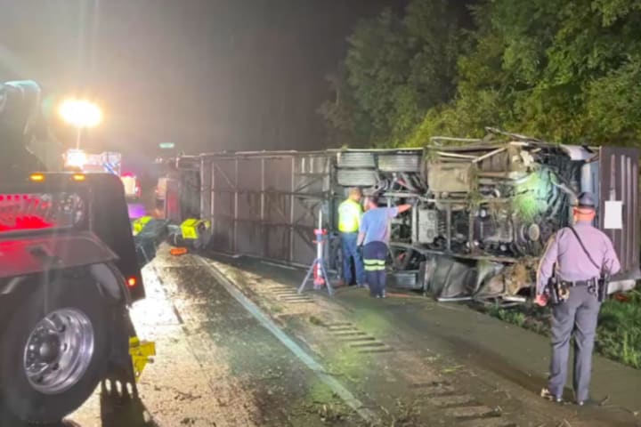 Three Bus Passengers Dead, Dozens Hurt In Crash On I-81 In Lower Paxton