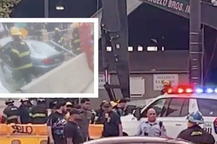1 Dead, 1 Critical When Car Slams Concrete Barrier In Philadelphia