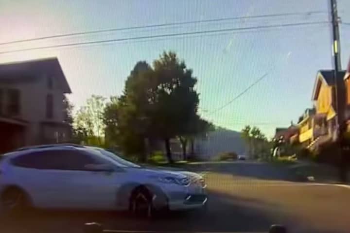 Dashcam Footage Shows Near Police Car Crash With 20-Year-Old Who Ran Stop Sign In NJ