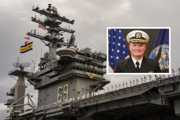 Navy Captain With Arlington Ties Helms Warship Amid Mediterranean Sea Deployment
