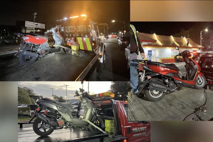 'Fall Cleanup': Dozens Of Motorcycles, Mopeds Impounded In 8-Hour Period In Westchester