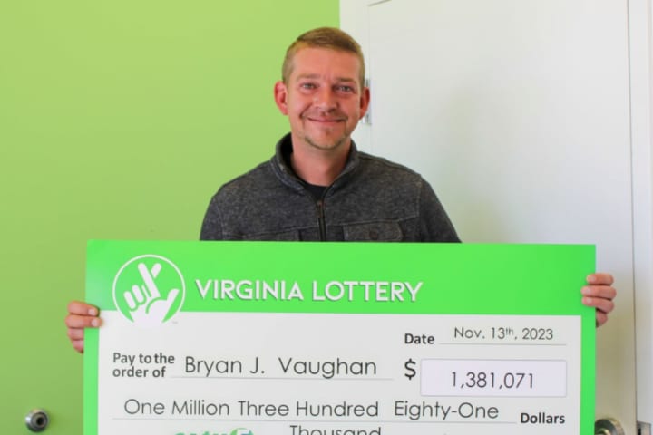 Winner, Winner: $1.3M Virginia Lottery Ticket Goes To Fauquier County Man