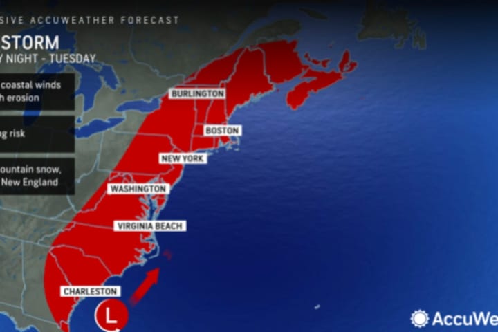 'Deja Vu:' Another Storm With Heavy Rain, Gusty Wind Takes Aim At East Coast