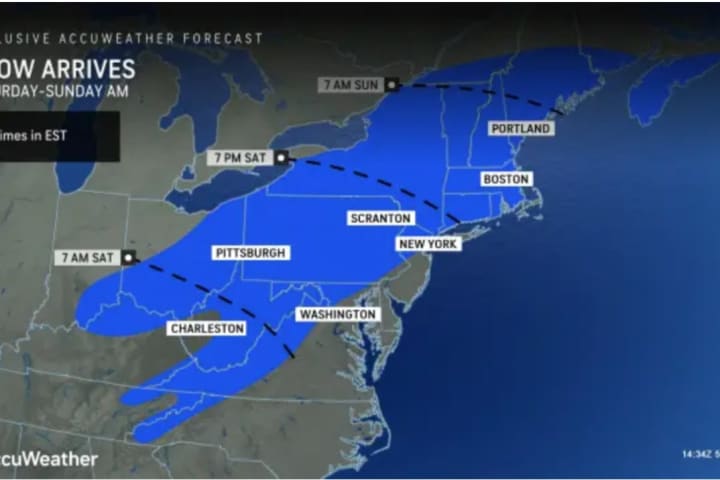 Nor'easter Nears: Here's When To Expect Storm To Arrive, Latest Snowfall Projections