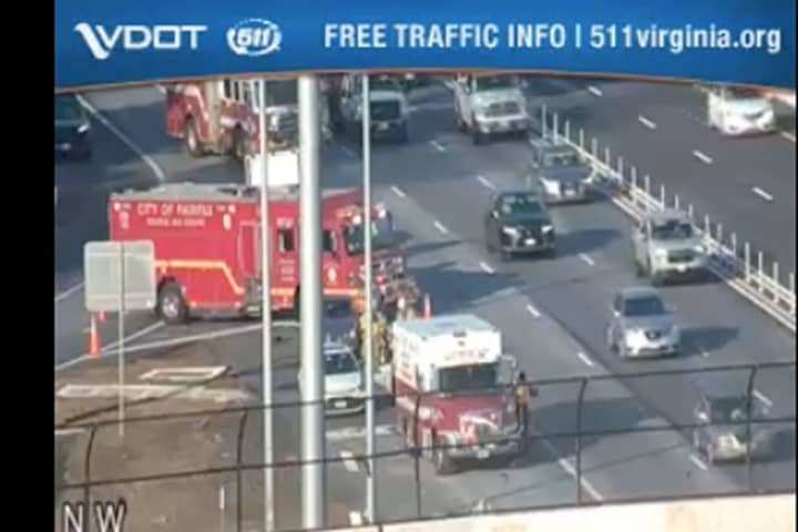 Crash Brings Emergency Response Vehicles To I-66 In Fairfax County