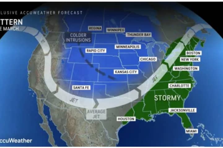 Snow Possible Amid Stormy Weather Pattern Predicted For End Of March: Here's Long-Range Outlook