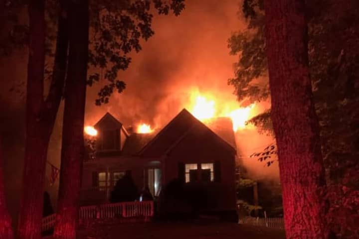 8 Fire Departments Needed To Knock Down Raging House Fire
