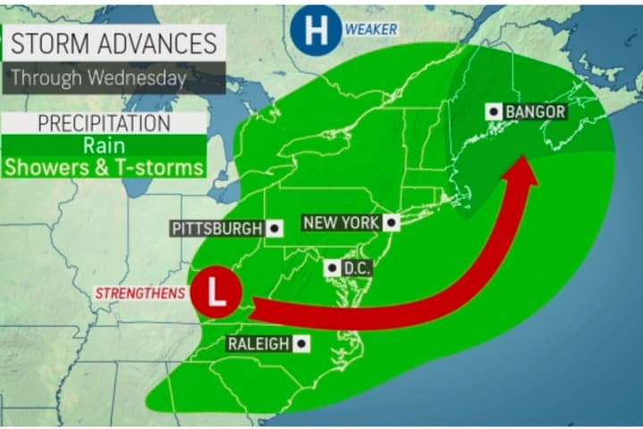 Projected Track Develops For Potential Rare Summer Nor'easter
