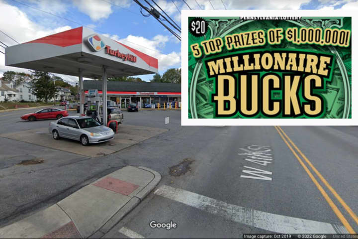 Winning $1 Million Scratch-Off Ticket Sold In Central PA