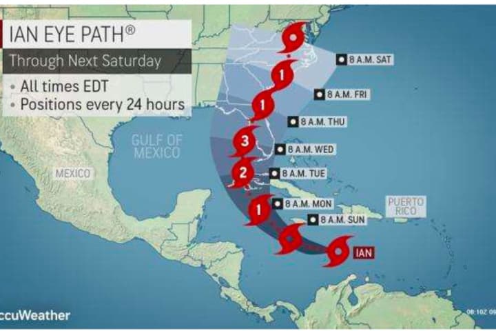 Newly Named Tropical Storm Ian Expected To Make Direct Hit On US As Major Hurricane