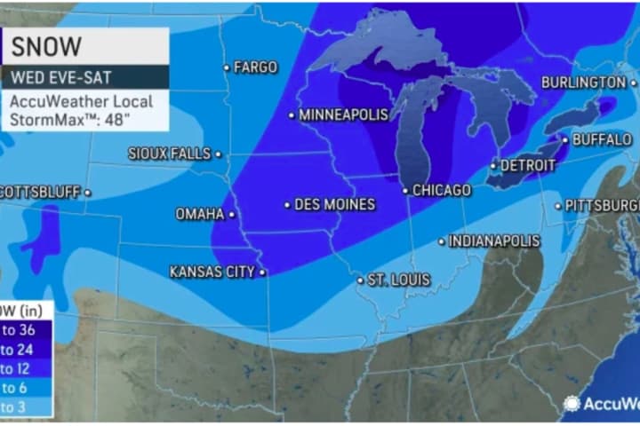 Projected Snowfall Totals Released For Pre-Christmas Storm With 3 Feet Possible In Some Spots