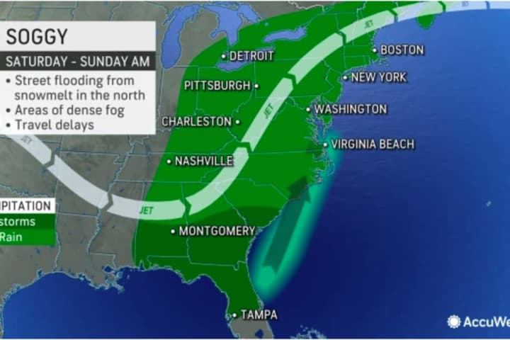 Storm System Will Lead To Wet Roads, Low Visibility On New Year's Eve