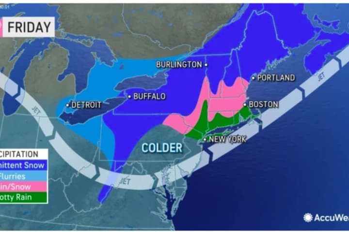 Falling Temps Will Lead To Chance For Wintry Mix In These Parts Of Region