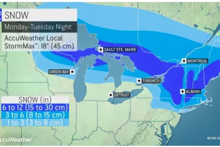 Here's Latest Timing, Snowfall Projections For Potent Storm Taking Aim On Region