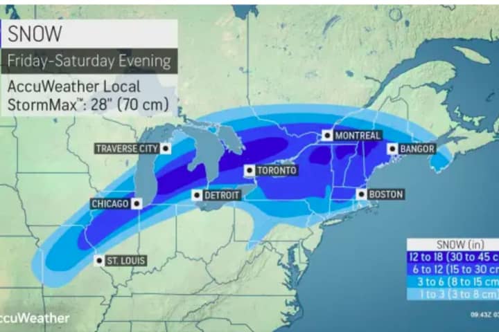 Track Shifts For Winter Storm Taking Aim On Northeast: New Projected Snowfall Totals