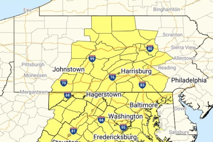 Tornado Watch Issued For Parts Of DMV, PA