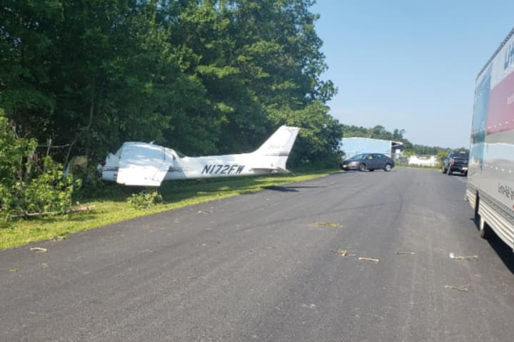 Pilot Crash Lands At Princeton Airport