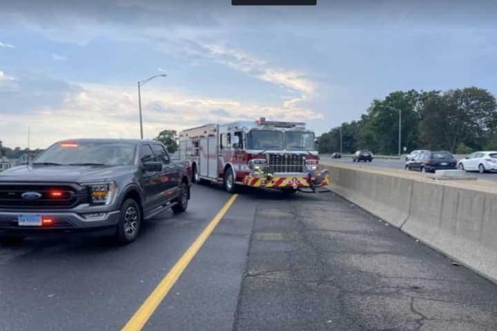 Fairfield Fire Truck Hit By Speeding Pickup At I-95 Crash Scene