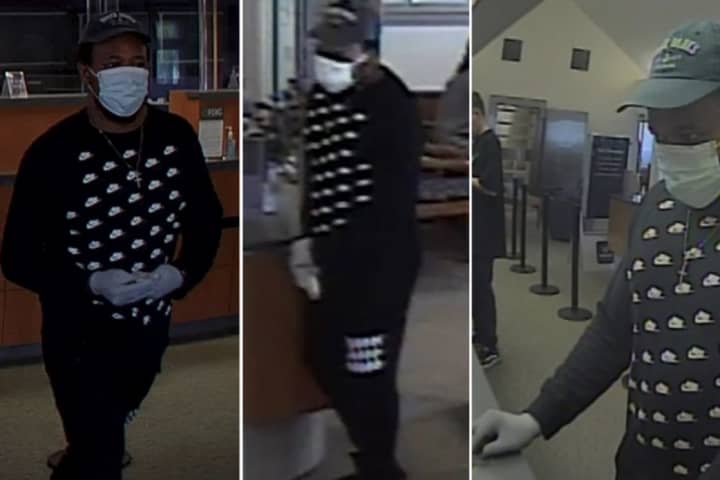 Photos Released By Police Of Man Sporting Surgical Mask During Virginia Bank Robbery (UPDATED)